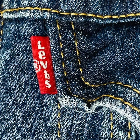 Levi's Ex Boyfriend Trucker Button Down Denim Jacket Size M - Picture 4 of 7